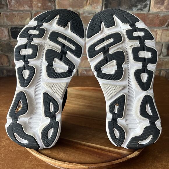 Hoka One One Gaviota 5 Men\'s 8 D Road Running Cushion Black White Sneaker Shoes main image 13